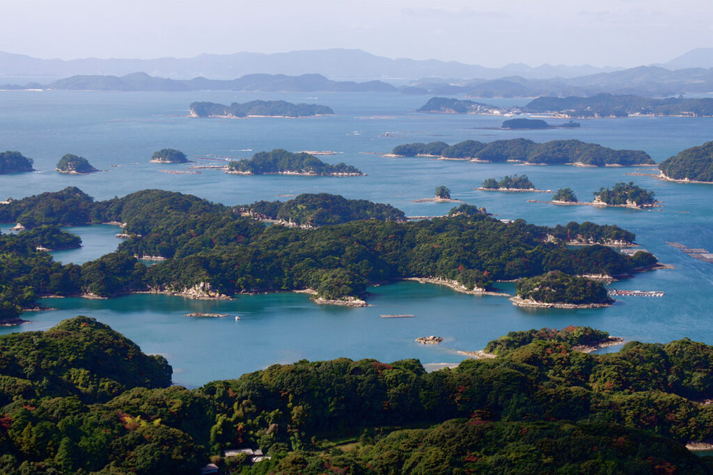 展海峰からの九十九島