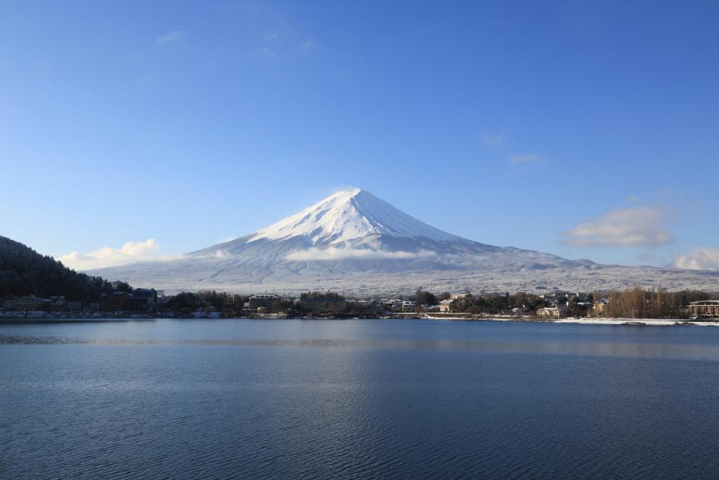 富士山と河口湖